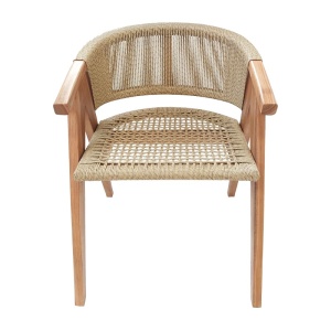 Πολυθρόνα Κήπου Wolly Boho Pako World Φυσικό 60x60x76 cm - Img 4