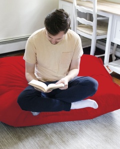 Πολυθρόνα Πουφ Κήπου Cushion Κόκκινο 100x100x20 cm - Img 7
