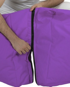 Πολυθρόνα Πουφ Κήπου Siesta Βιολετί 180x55x40 cm - Img 3