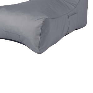 Πολυθρόνα Πουφ (beanbag) Κήπου, Otenda, Σκούρο Γκρι, 67x110x65 cm - Img 5