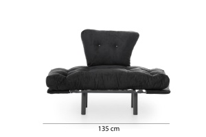 Πολυθρόνα Nitta Μαύρο - Img 14