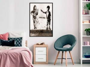 Πόστερ - Banksy: Rude Kids, με μαύρη κορνίζα, 20x30 cm - Img 2