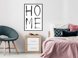 Πόστερ - Simply Home (Vertical), με μαύρη κορνίζα, 40x60 cm - Img 2