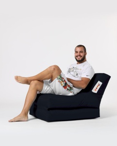 Πουφ beanbag κήπου Siesta Μαύρο - Img 3