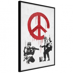 Πόστερ - Banksy: CND Soldiers II, με μαύρη κορνίζα, 20x30 cm