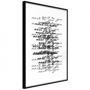 Πόστερ - Love Letter, με μαύρη κορνίζα, 40x60 cm