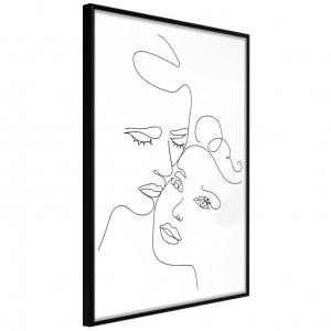 Πόστερ - Soulmates, με μαύρη κορνίζα, 20x30 cm