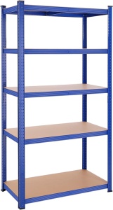 Ράφι Songmics, 5 Ράφια, 50 x 100 x 200 cm, Blue, GLR050E01
