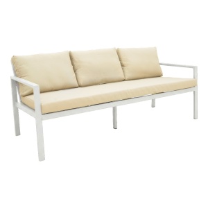 Σετ κήπου 4 τεμαχίων Gardenly, Λευκό, 68.5x175x72 cm - Img 3
