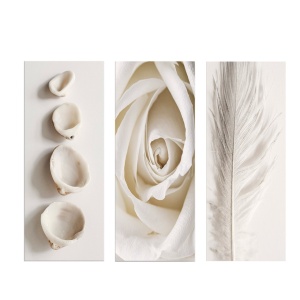 Σετ πίνακες canvas (3 τεμάχια) MDF0086 Πολύχρωμο 70x50 cm - Img 3
