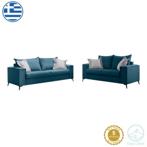 Σετ 2 διθέσιοι καναπέδες Verona x2 Pako World Ανοιχτό Γκρι 225x93x100 cm