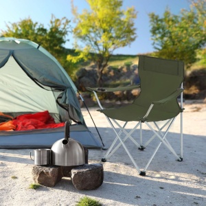 Σετ 2 καρέκλες camping Songmics Πράσινο 84x52x81 cm - Img 3