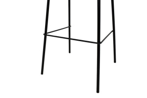 Σκαμπό μπαρ Bella Μαύρο-Γκρι, 109 x 41 x 40 cm - Img 5