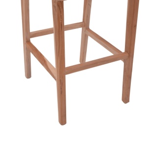 Σκαμπό μπαρ Sponze Boho Pako World Φυσικό 40x47x89 cm - Img 7