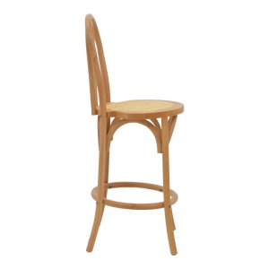 Σκαμπό μπαρ Thonet ξύλο fag φυσικό 41x50x105 cm - Img 3