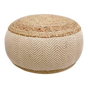 Σκαμπό Hipy Boho Pako World Φυσικό 40x40x30 cm