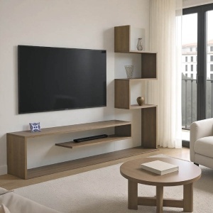 Σύνθεση TV Cazenda, Sonoma, 160x29x126 cm