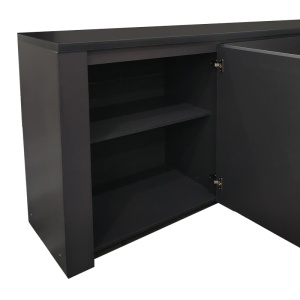 Συρταριέρα Kalya Σκούρο Γκρι 220x49x89.5 cm - Img 5