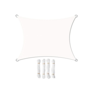 Τέντα σκίασης Songmics Λευκό 200x300 cm