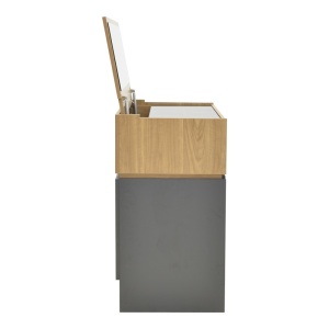 Τουαλέτα μακιγιάζ Sonlen Σκούρο Γκρι 60x45x130 cm - Img 5