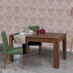 Τραπέζι τραπεζαρίας Oblo-Walnut