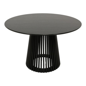 Τραπέζι Domonic Μαύρο 120x120x75 cm