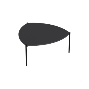 Τραπεζάκι σαλονιού Lenny Ανθρακί 90x40x89 cm - Img 4