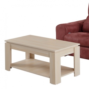 Τραπεζάκι σαλονιού Shelf - Light Oak - Img 2