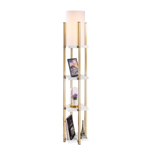 Φωτιστικό Δαπέδου 7119-White, Gold Λευκό/Χρυσό - Img 3
