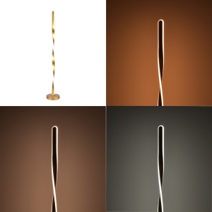 Φωτιστικό δαπέδου LED, Jounko, Pako, Χρυσό 20x20x130 cm - Img 2