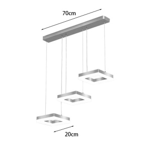 Φωτιστικό οροφής LED Benor Κίτρινο 70x20x15 cm - Img 3