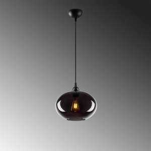 Φωτιστικό οροφής Smoked Γκρι 27x27x120 cm - Img 6