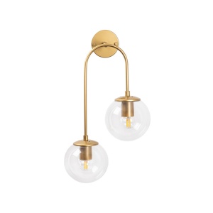 Φωτιστικό Τοίχου Jewel 10580, Γυαλιστερό Χρυσό - Img 5