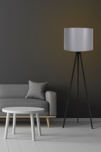 Φωτιστικό Δαπέδου 113 Μαύρο 25x38x145 cm