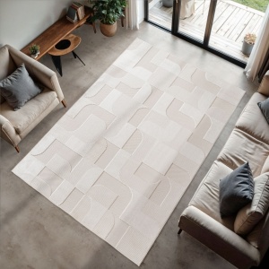 Χαλί Διαδρόμου Doha V1 Κρεμ 80x150 cm