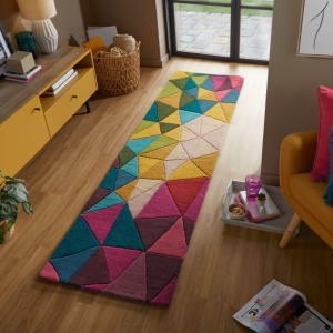 Χαλί Διαδρόμου Falmouth Πολύχρωμο 60X230 cm, Flair Rugs