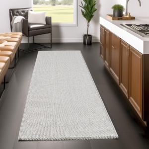 Χαλί Διαδρόμου Loom Ασημί 80x250 cm