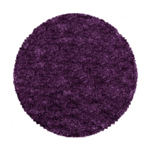 Χαλί Fluffy Λιλά 200x200 cm