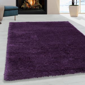 Χαλί Fluffy Λιλά 200x290 cm