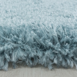 Χαλί Fluffy Μπλε 80x80 cm - Img 2