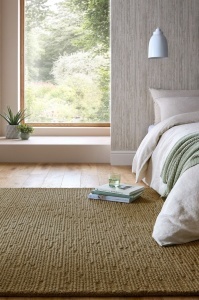 Χαλί Harris Boucle Wool Πράσινο salvie 120x170 cm, Flair Rugs