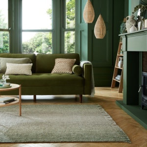 Χαλί Jute Ombre Πράσινο 80X150 cm, Flair Rugs