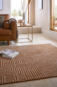 Χαλί Kylo Circular Knit Teracota 120x170 cm, Flair Rugs