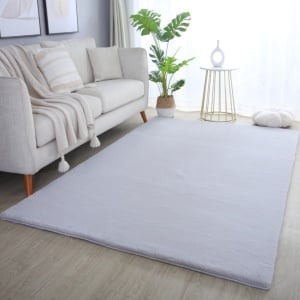 Χαλί Pouffy V1 Ασημί 200 x 290cm