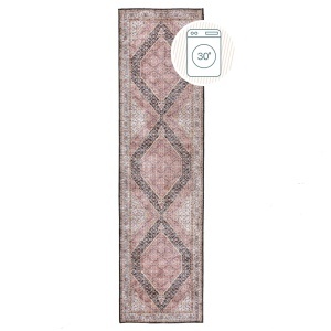 Χαλί διάδρομος Briony Traditional Ροζ 60x230 cm, Flair Rugs - Img 2