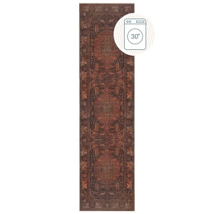 Χαλί διάδρομος Nico Global Κόκκινο 60x230 cm, Flair Rugs - Img 2