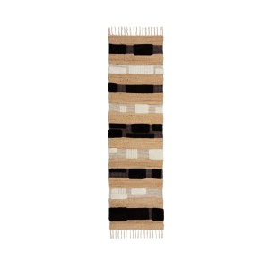 Χαλί Διαδρόμου Medina Blocks Μαύρο 60x230 cm, Flair Rugs - Img 5