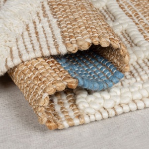 Χαλί Διαδρόμου Medina Jute Μπλε 60x230 cm, Flair Rugs - Img 2