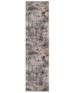 Χαλί Διαδρόμου Wonderlust Γκρι/Ροζ 80X300 cm, Flair Rugs - Img 2