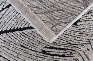 Χαλί BOHO, Model 59EME, Κρεμ/Γκρι 80x150 cm, 3210 gr/mp - Img 3